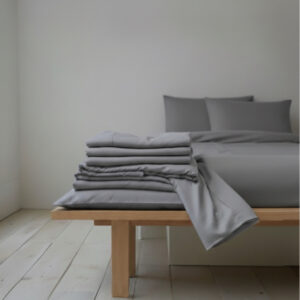 Steel Grey Bamboo duvet cover set
