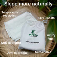 White Kbamboo Pillow Cases Bamboo pillow cases