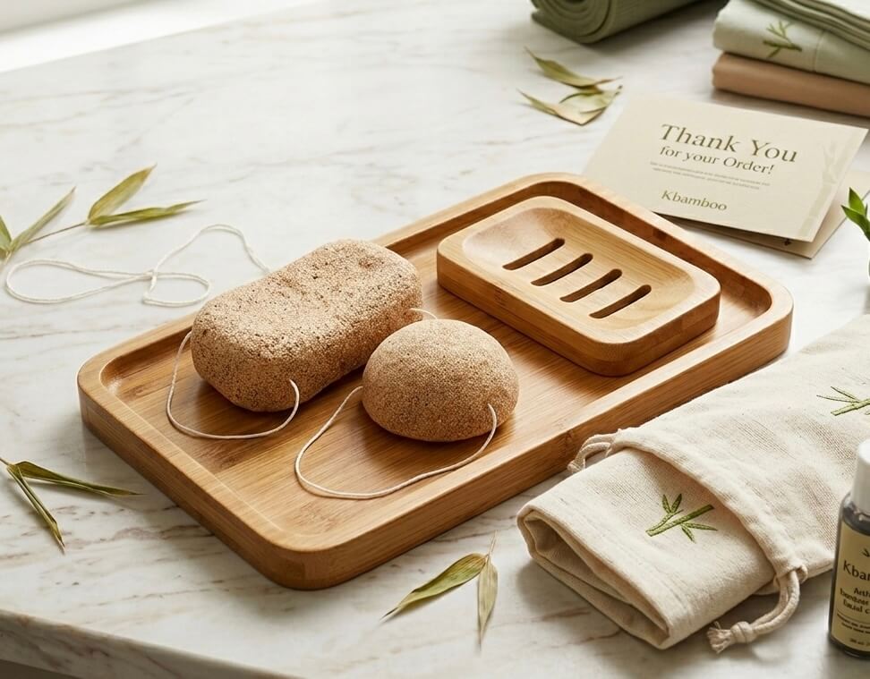 Walnut konjac body and face sponge