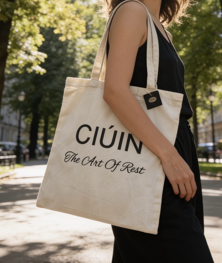 Ciuin - the art of rest signature canvas gift bag